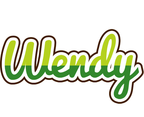 Wendy golfing logo