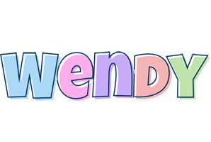 Wendy pastel logo
