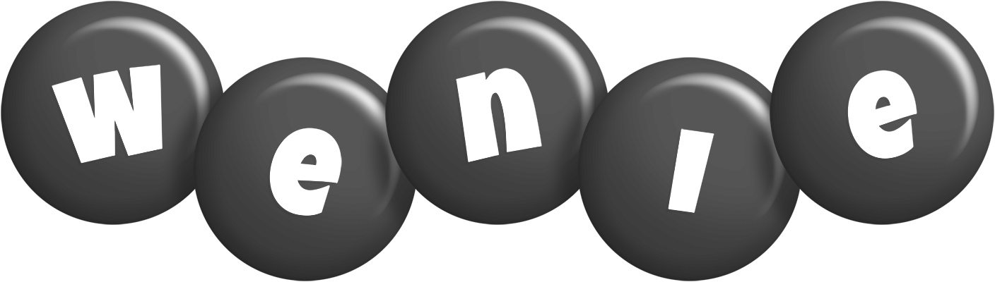 Wenie candy-black logo