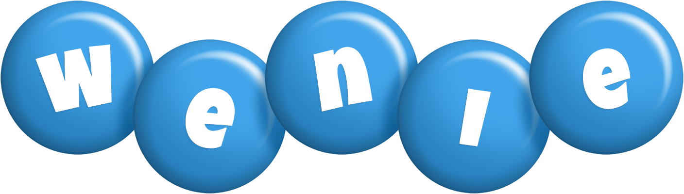 Wenie candy-blue logo