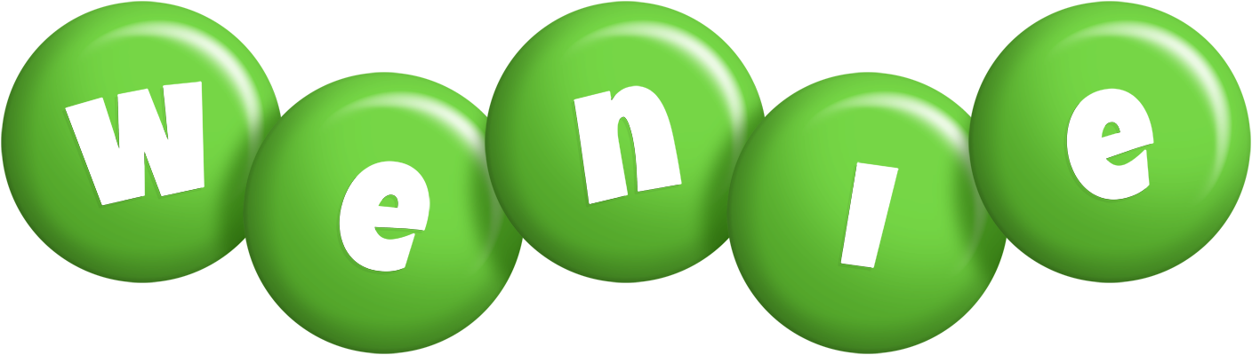 Wenie candy-green logo