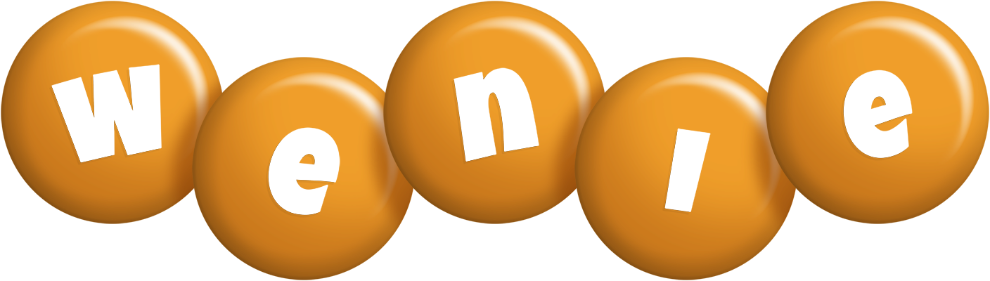 Wenie candy-orange logo