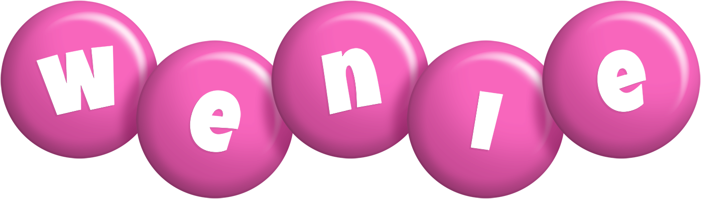 Wenie candy-pink logo