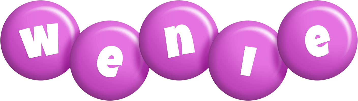 Wenie candy-purple logo