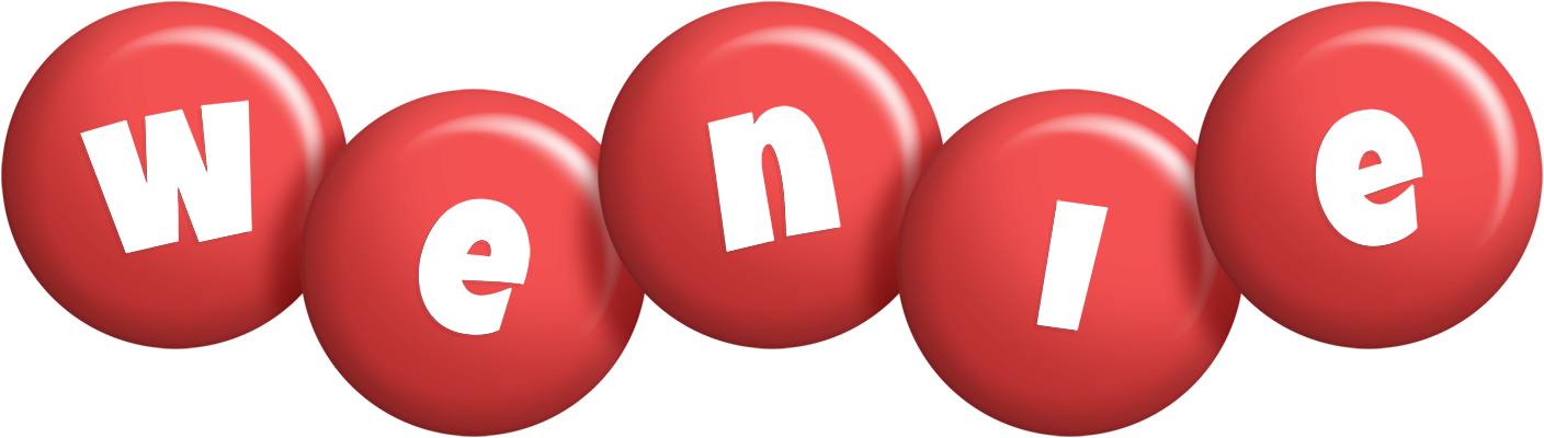 Wenie candy-red logo