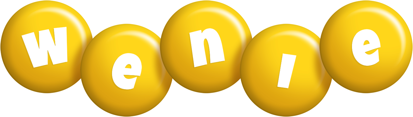 Wenie candy-yellow logo