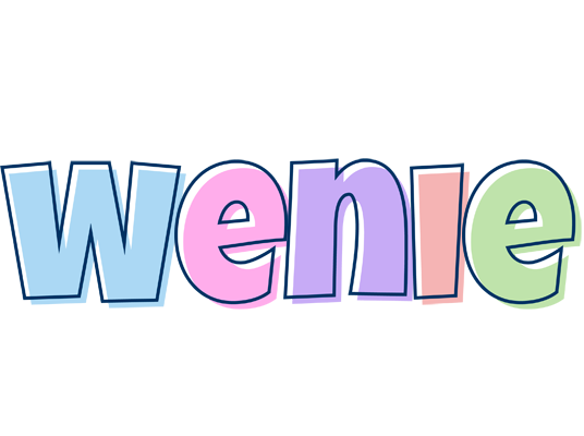 Wenie pastel logo