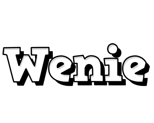 Wenie snowing logo