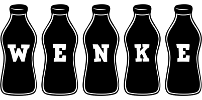 Wenke bottle logo
