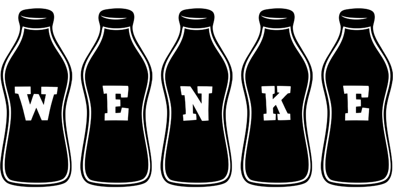 Wenke bottle logo
