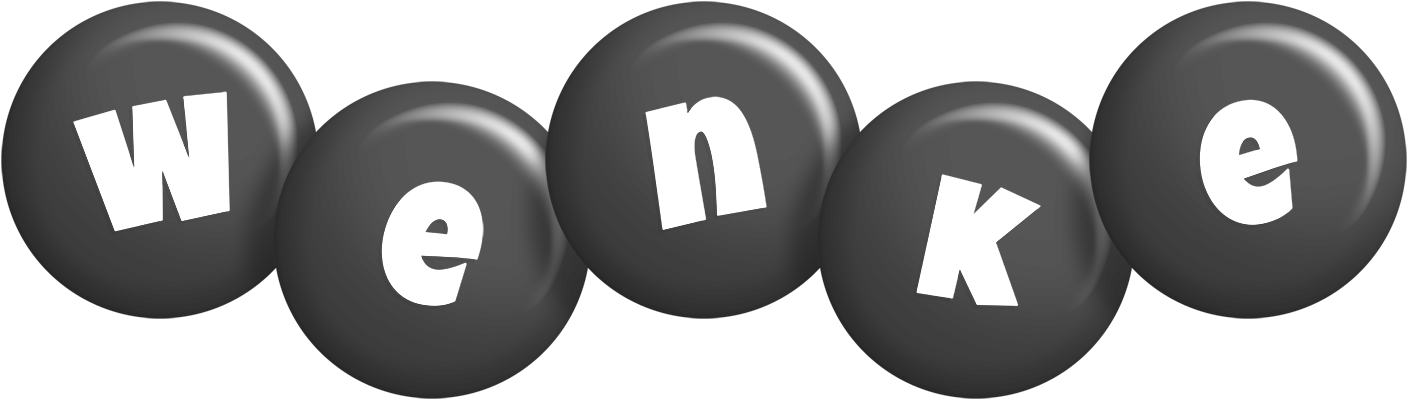 Wenke candy-black logo