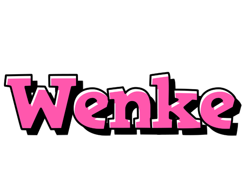 Wenke girlish logo