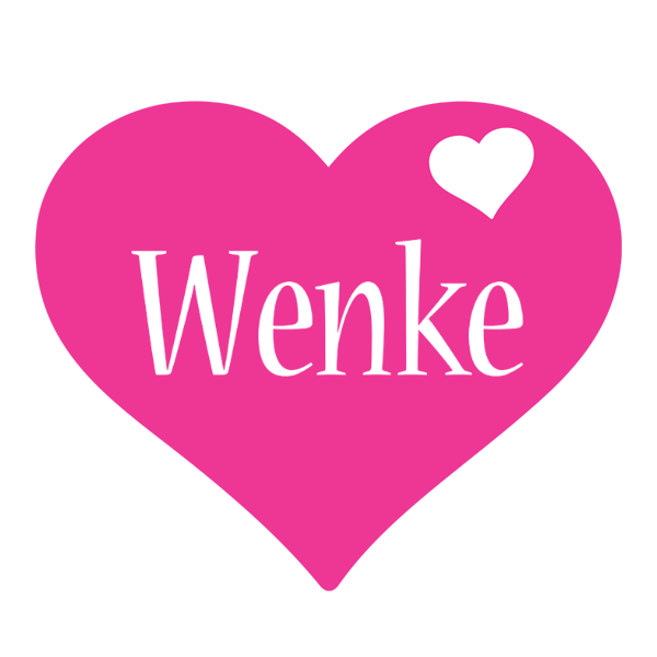 Wenke love-heart logo