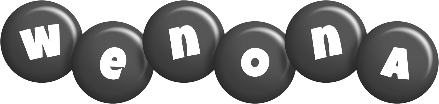 Wenona candy-black logo