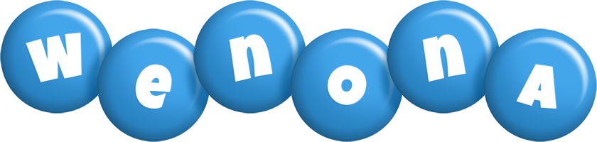 Wenona candy-blue logo