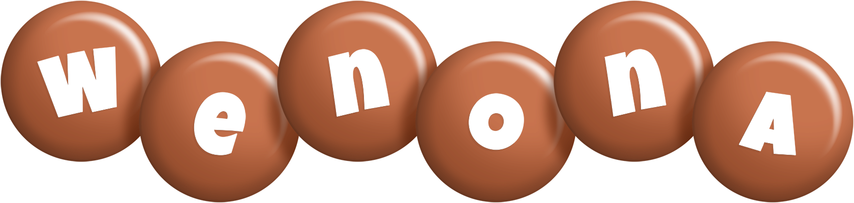 Wenona candy-brown logo