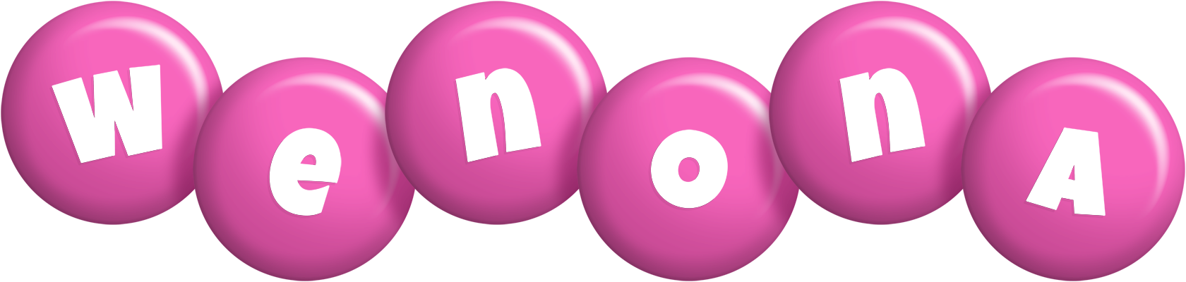 Wenona candy-pink logo