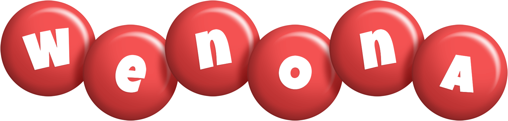 Wenona candy-red logo