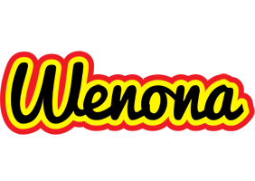 Wenona flaming logo