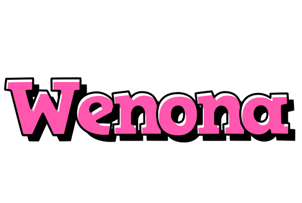 Wenona girlish logo