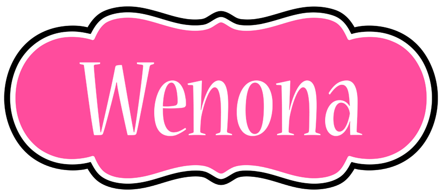 Wenona invitation logo