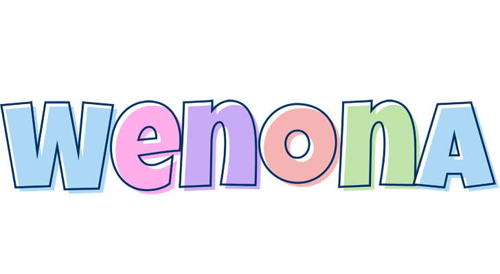 Wenona pastel logo