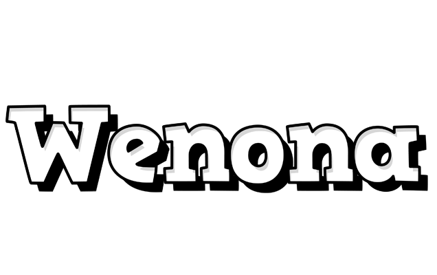Wenona snowing logo