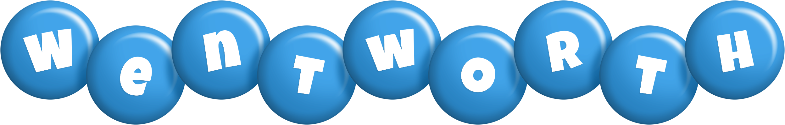 Wentworth candy-blue logo