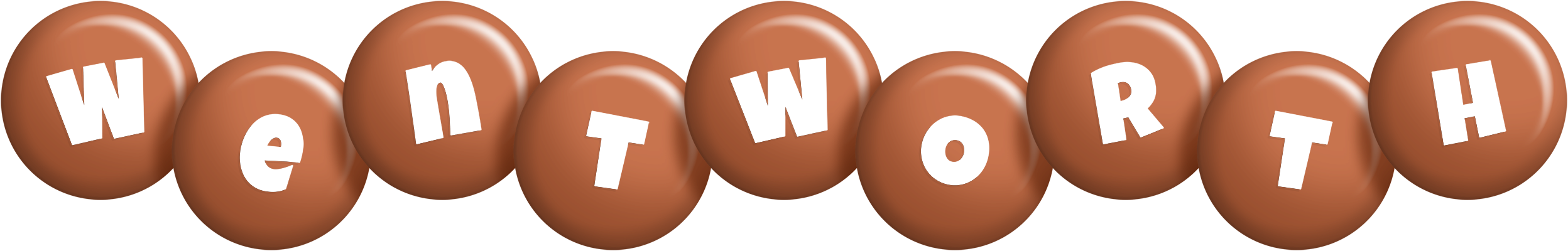 Wentworth candy-brown logo