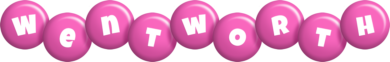 Wentworth candy-pink logo