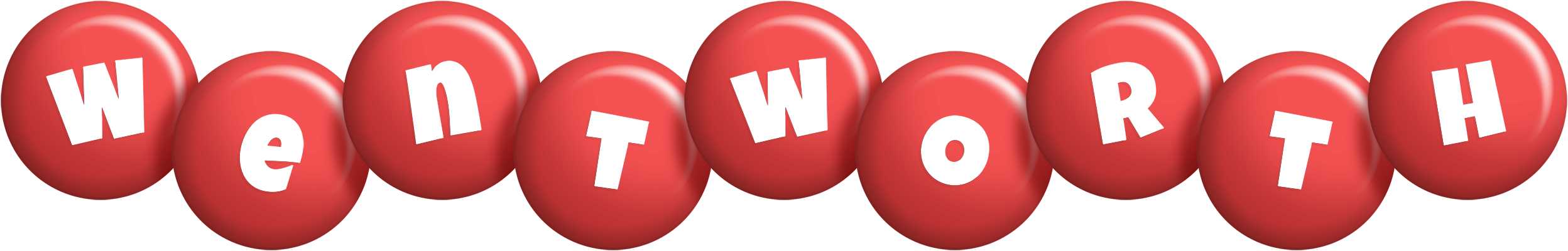 Wentworth candy-red logo