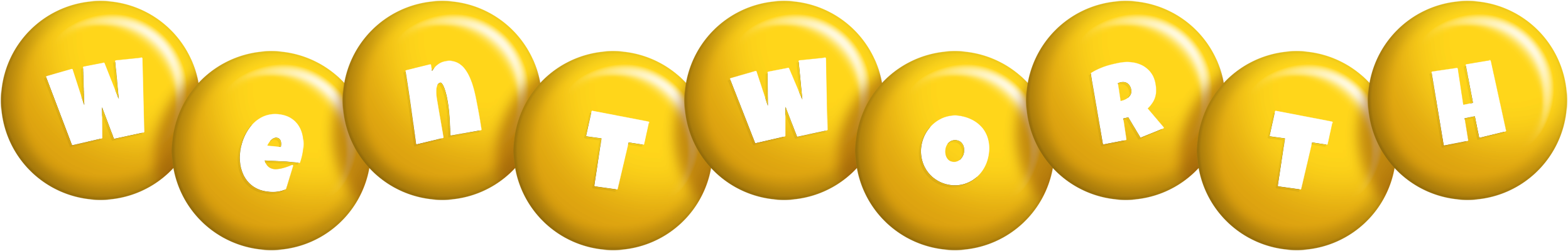 Wentworth candy-yellow logo