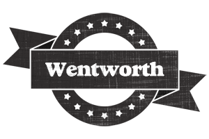 Wentworth grunge logo