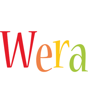Wera birthday logo