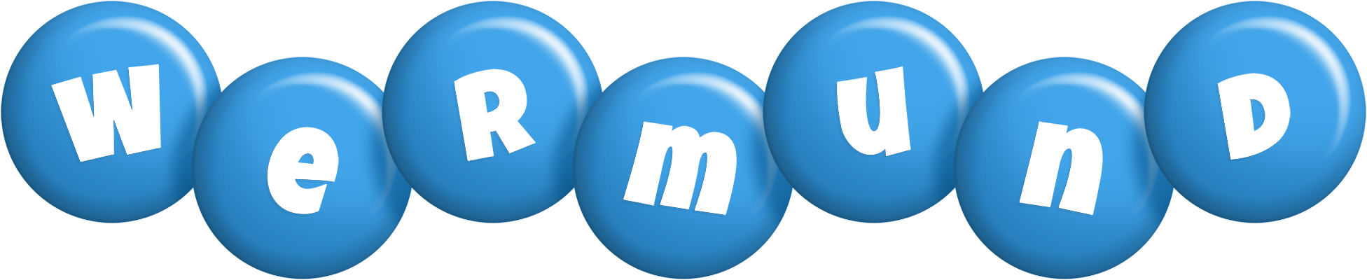 Wermund candy-blue logo
