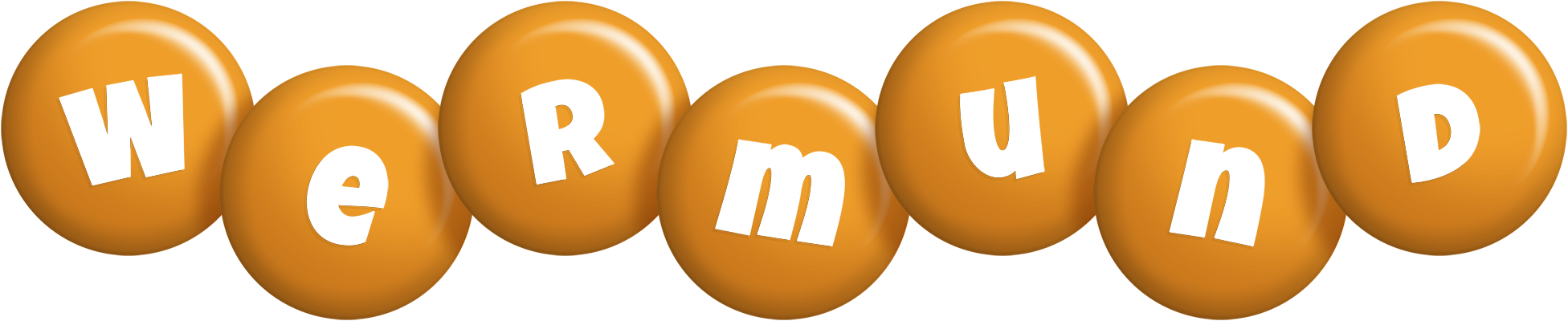 Wermund candy-orange logo