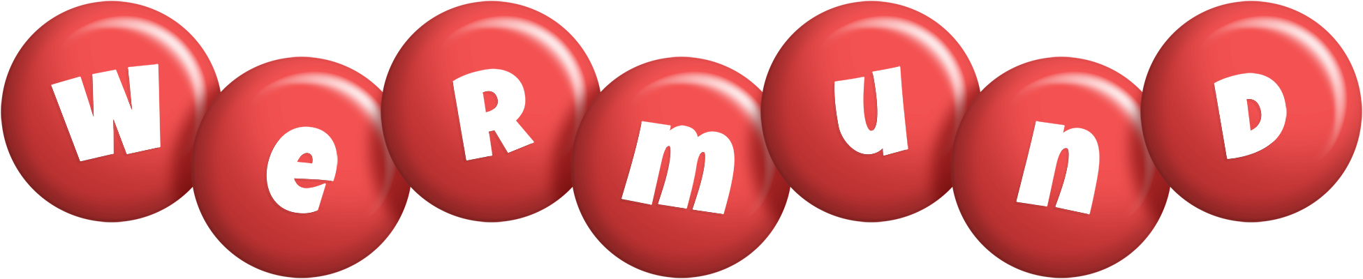 Wermund candy-red logo