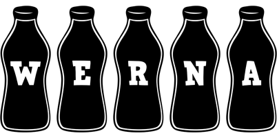 Werna bottle logo