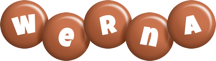 Werna candy-brown logo