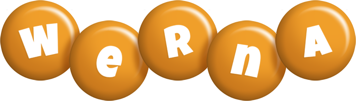 Werna candy-orange logo