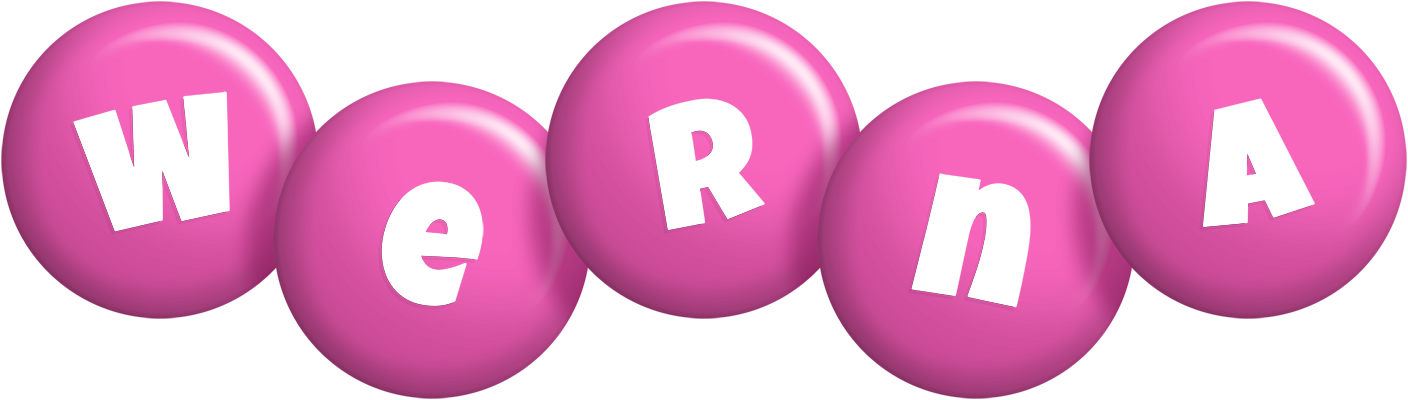 Werna candy-pink logo