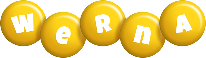 Werna candy-yellow logo