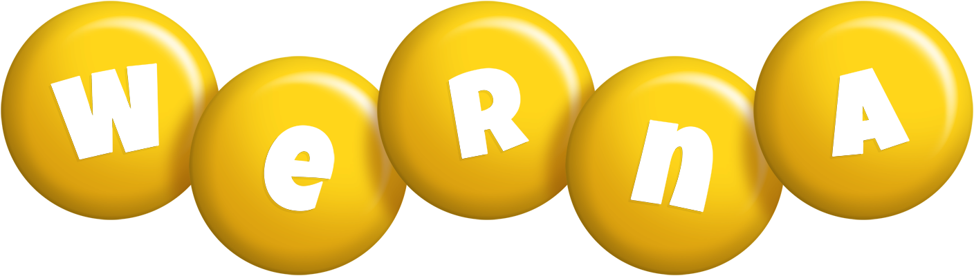 Werna candy-yellow logo