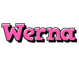 Werna girlish logo