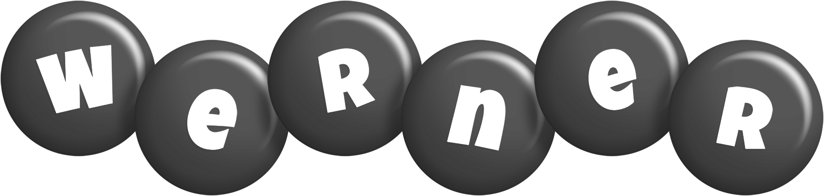 Werner candy-black logo