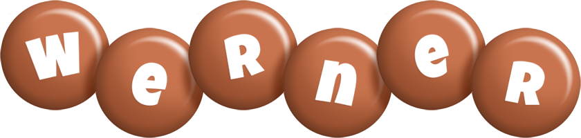 Werner candy-brown logo