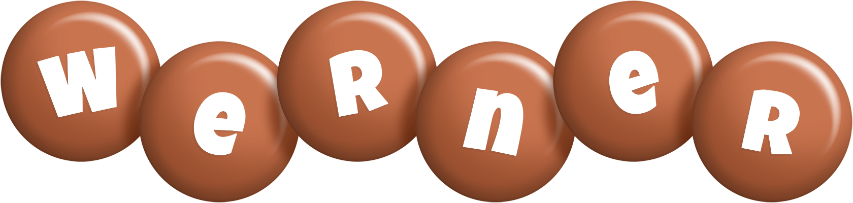 Werner candy-brown logo