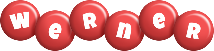 Werner candy-red logo