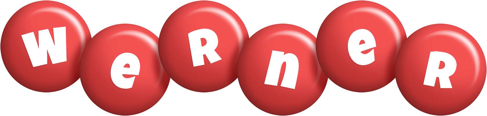 Werner candy-red logo