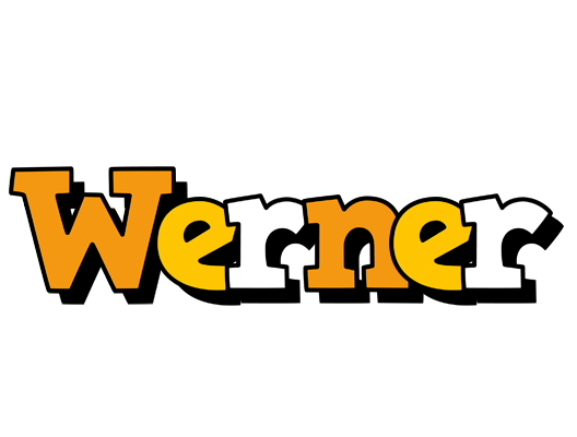 Werner cartoon logo